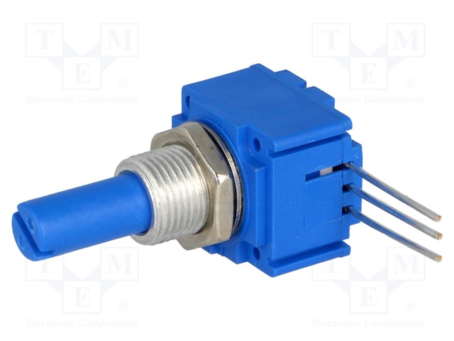 Potentiometer: shaft; single turn; 1kΩ; ±20%; 1W; linear; 6.35mm