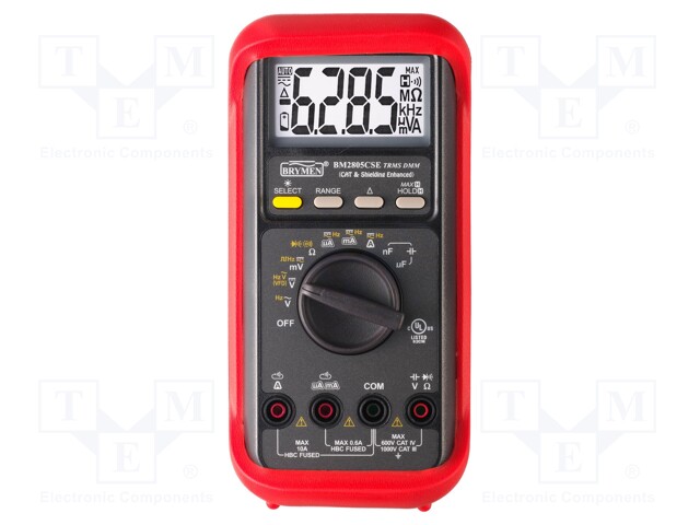 Digital multimeter; LCD; (6000),3 5/6 digits; True RMS