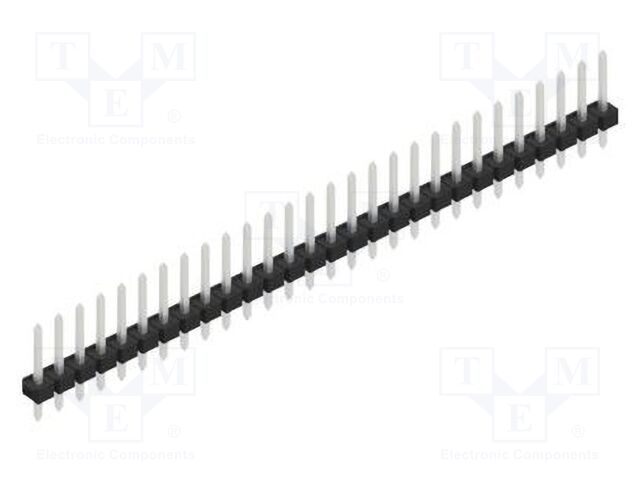 Connector: pin strips; pin header; male; PIN: 28; 2.54mm; THT; 1x28