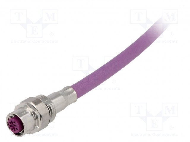 PROFIBUS connection lead; 0.5m; PIN: 2; plug; Thread: M16