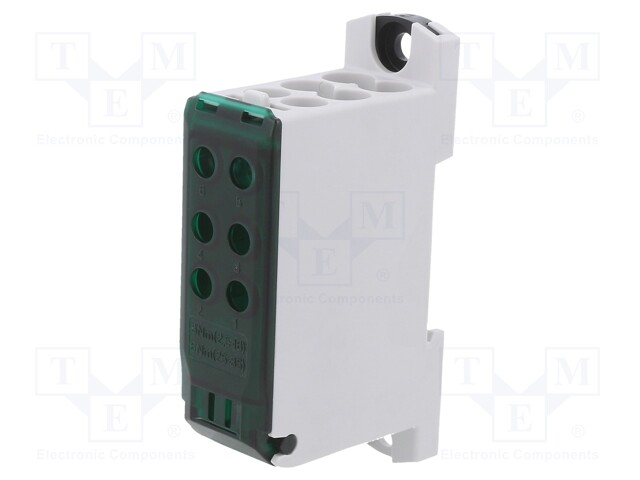 Splice terminal: distribution block; OJL; ways: 1; terminals: 8