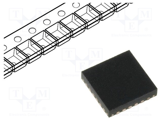 IC: transceiver; 10/100Base-T; RMII; QFN24; 3.3V; No.of transc: 1