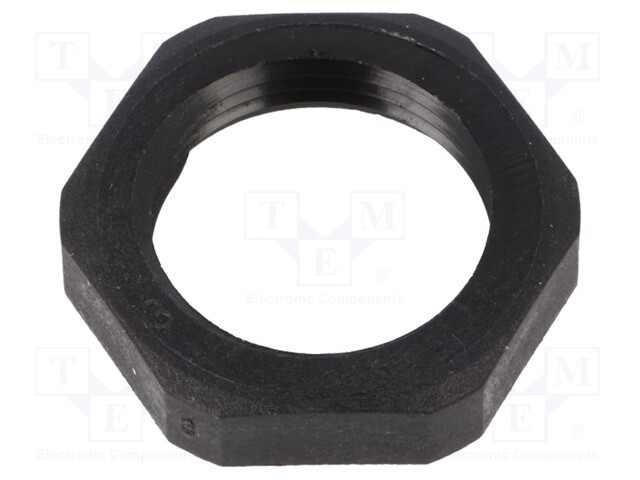 Nut; Thread: PG; fibre glass reinforced polyamide; -40÷105°C