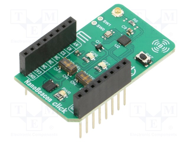 Click board; Bluetooth; analog,I2C,UART; IN100; prototype board