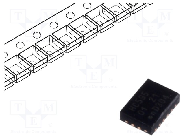 IC: digital; CMOS; SMD; DHVQFN16; HC; 2÷6VDC; -40÷125°C; reel,tape