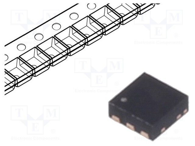 Transistor: P-MOSFET x2; unipolar; -20V; -3.7A; 1.5W; MicroFET