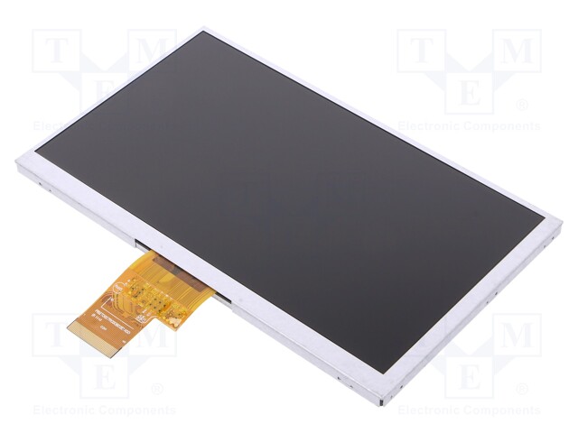 Display: TFT; 7"; 1024x600; Illumin: LED; Dim: 164.8x99.8x5.65mm