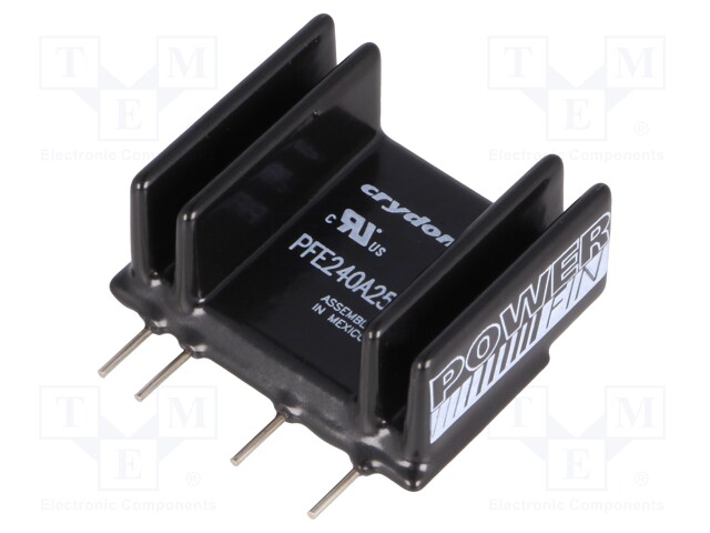 Relay: solid state; Ucntrl: 18÷36VAC; 25A; 24÷280VAC; THT; SIP