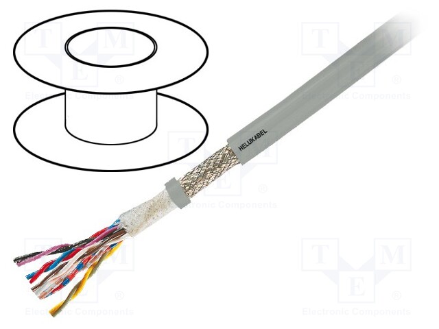 Wire: control cable; SUPER-PAAR-TRONIC-C-PUR; 4x2x0,25mm2; PUR