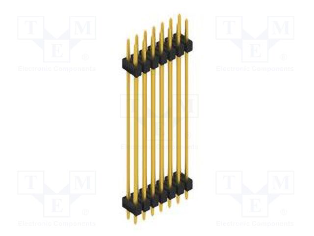 Connector: pin strips; pin header; male; PIN: 14; 2.54mm; THT; 2x7