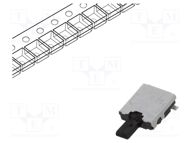 Switch: detecting; Pos: 2; SPST; 0.01A/5VDC; Leads: straight; 500mΩ