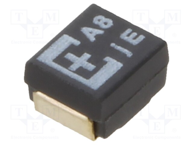 Capacitor: tantalum-polymer; 100uF; 6.3VDC; TPE; SMD; ±20%; 1000h