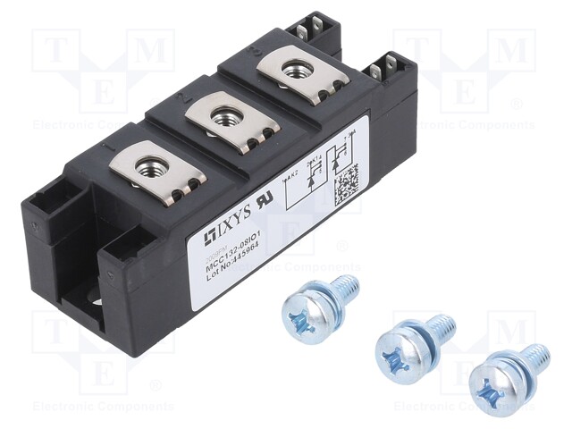 Module: thyristor; double series; 800V; 130A; Y4-M6; Ufmax: 1.36V