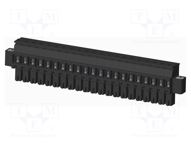 Connector: pluggable terminal block; plug; female; angled 90°