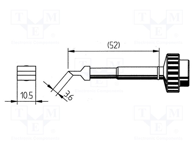 Tip; special; 10.5x3.6mm