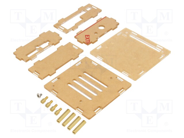 Enclosure: for computer; BANANA-PI-M2+; plexiglass PMMA