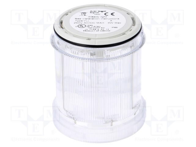 Signaller: lighting; bulb BA15D; transparent; Usup: 12÷250VDC