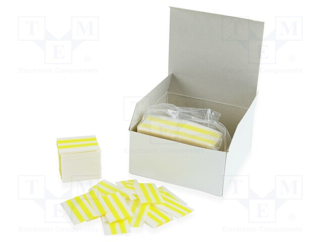 Splice tape; ESD; 12mm; 500pcs; yellow