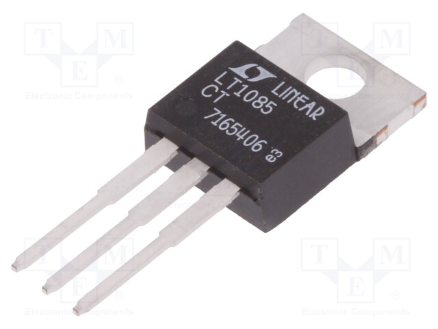 IC: voltage regulator; adjustable; 1.25÷28.5V; 3A; TO220; THT