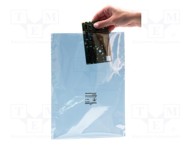 Protection bag; ESD; L: 127mm; W: 76mm; Thk: 76um; IEC 61340-5-1