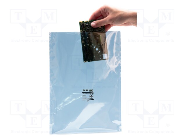 Protection bag; ESD; L: 610mm; W: 254mm; Thk: 76um; IEC 61340-5-1