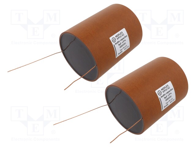 Capacitor: copper-polypropylene-paper; 9uF; 600VDC; ±5%; -25÷70°C