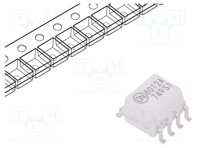 Optocoupler; SMD; Channels: 1; Out: logic; 15Mbps; SO8; 20kV/μs