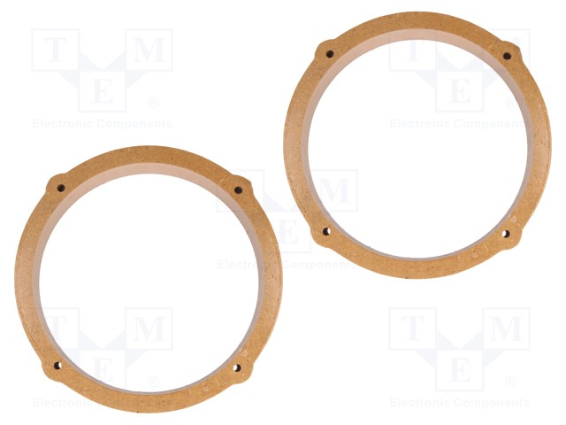 Spacer ring; MDF; 165mm; Chevrolet,Daewoo; impregnated,varnished