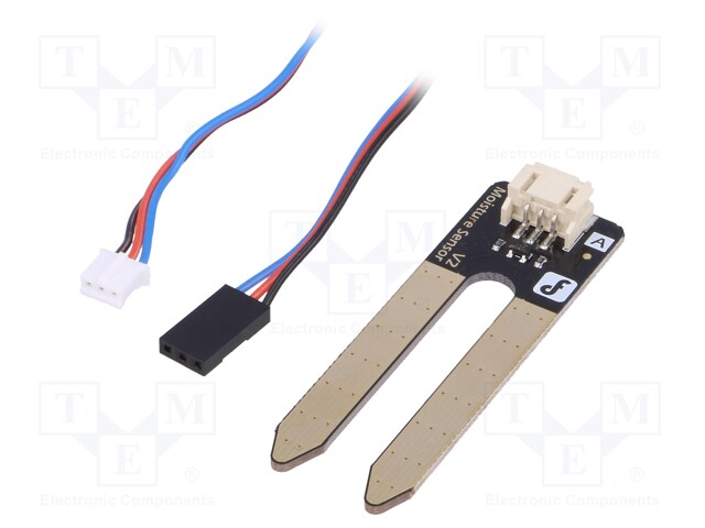Sensor: humidity; for soil; analog; 3.3÷5VDC; Kit: module,cables