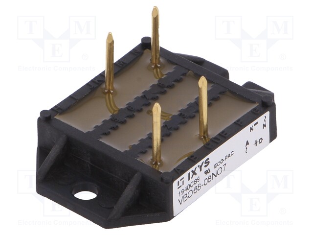 Single-phase bridge rectifier; Urmax: 800V; If: 70A; Ifsm: 550A