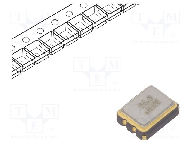 Generator: quartz; 24MHz; SMD; 3135÷3465mV; ±50ppm; -40÷85°C