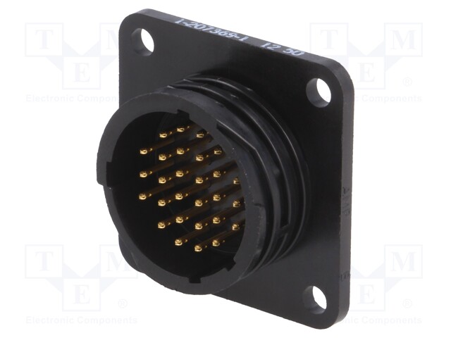 Socket; male; PIN: 28; CPC Series 2; gold-plated; Case: size 17; THT