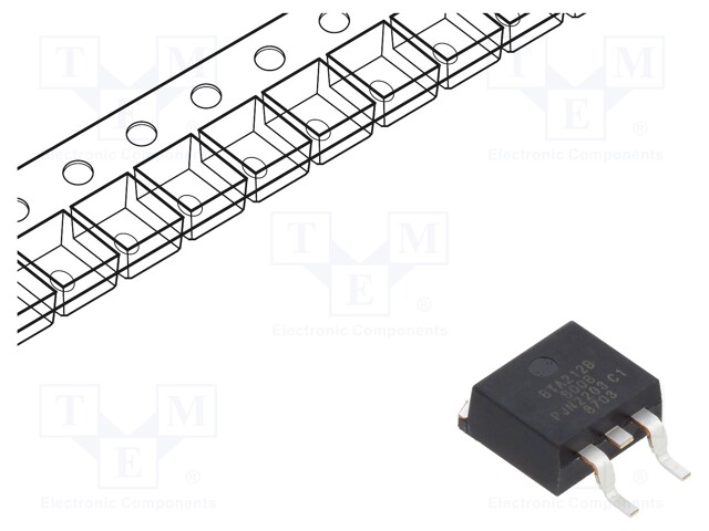 Triac; 800V; 12A; D2PAK; Igt: 50mA; Ifsm: 95A; 3Q,Hi-Com