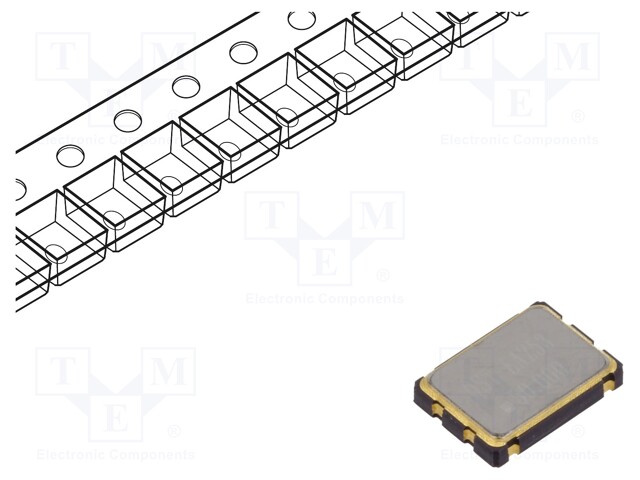 Resonator: quartz; 50MHz; 12pF; SMD; 7x5x1.3mm