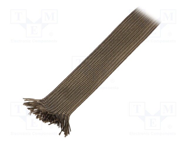 Insulating tube; Mat: basalt fibre; khaki; -260÷560°C; Øint: 16mm
