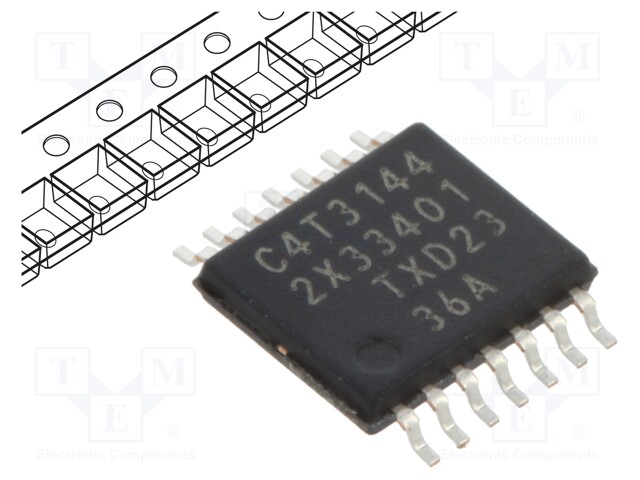 IC: digital; 4bit,buffer,line driver,translator; SMD; TSSOP14