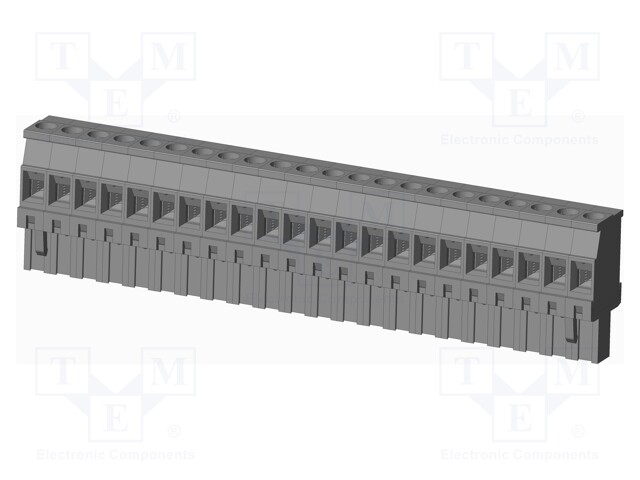 Connector: pluggable terminal block; plug; female; angled 90°