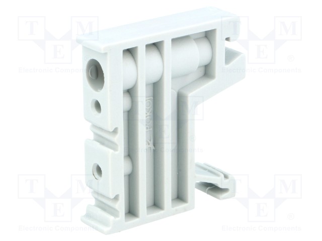 Holder; Application: ZUG; grey; Width: 10mm; polyamide; TS35