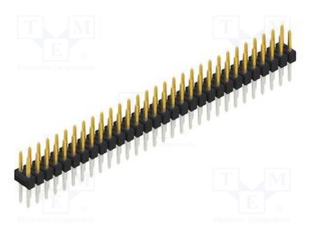 Connector: pin strips; pin header; male; PIN: 60; 2.54mm; THT; 2x30