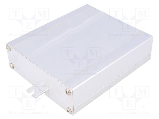 Enclosure: multipurpose; X: 104mm; Y: 120mm; Z: 33mm; aluminium