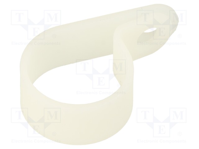 Fixing clamp; Cable P-clips; ØBundle : 11mm; W: 10mm; polyamide