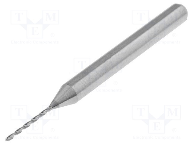 Drill bit; PCB; Ø: 0.65mm; L: 38.2mm; 1/8" (3,175mm)