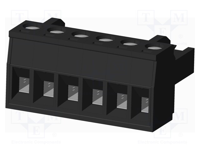 Connector: pluggable terminal block; plug; female; straight; 300V