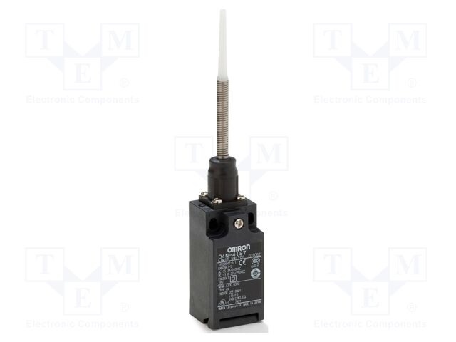 Limit switch; plunger on spring loaded element; 10A; max.240VAC