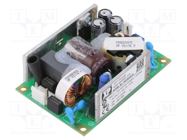 AC/DC Open Frame Power Supply (PSU), ITE, Household & Medical, 1 Output, 40 W, 80V AC to 264V AC