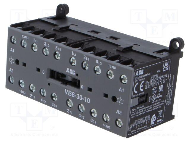 Contactor: 3-pole; NO x3; Auxiliary contacts: NO; 220÷240VAC; 20A