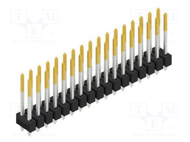 Connector: pin strips; pin header; male; PIN: 34; 2.54mm; THT; 2x17
