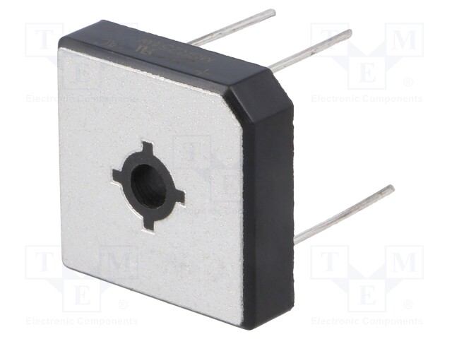 Single-phase bridge rectifier; Urmax: 400V; If: 25A; Ifsm: 400A