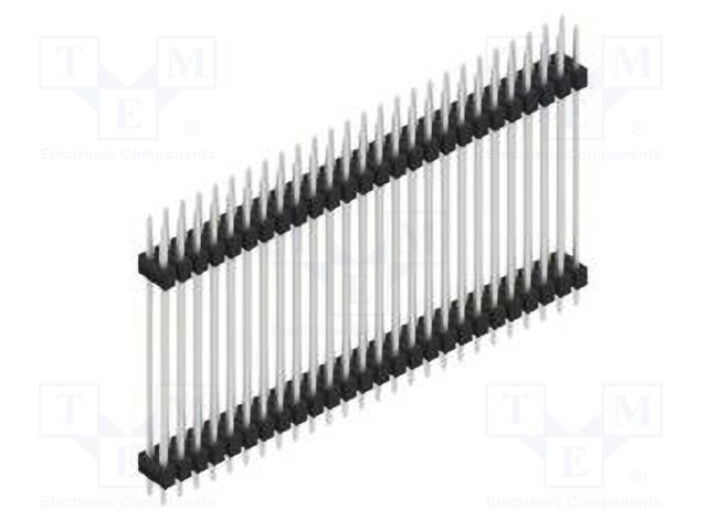 Connector: pin strips; pin header; male; PIN: 52; 2.54mm; THT; 2x26