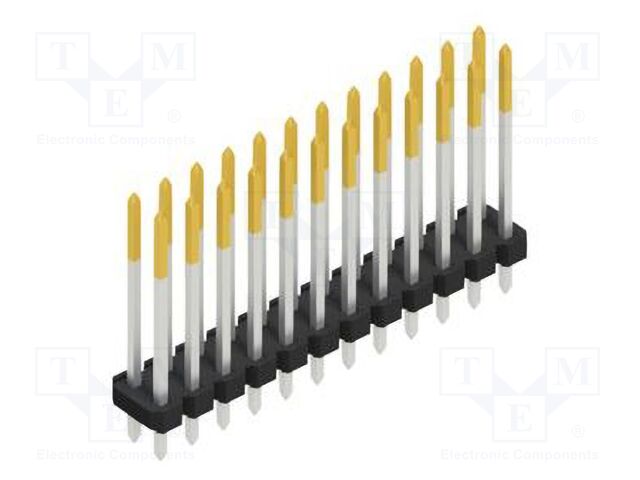 Connector: pin strips; pin header; male; PIN: 24; 2.54mm; THT; 2x12